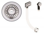 Thomas Denby SB Deluxe Waste Kit Brushed Steel