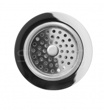 Deluxe Double Bowl Polished Waste