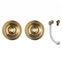 Thomas Denby 2B Deluxe Waste Kit Brushed Brass
