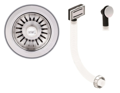 Thomas Denby SB Deluxe Waste Kit Brushed Steel