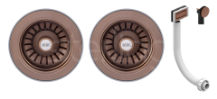 Thomas Denby 2B Deluxe Waste Kit Bronze