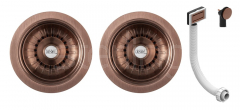 Thomas Denby 2B Deluxe Waste Kit Regency Copper