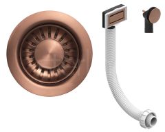 Regency Copper PVD 90mm BSW with Overflow (B&C)